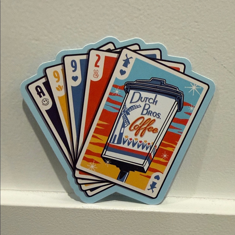 Dutch Bros Sticker Deck Design
